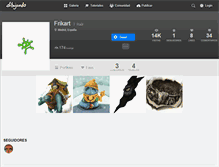 Tablet Screenshot of frikart.dibujando.net