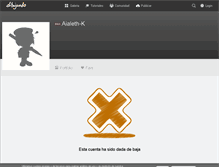 Tablet Screenshot of aialeth-k.dibujando.net