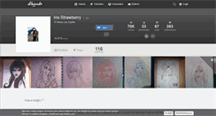 Desktop Screenshot of iris-strawberry.dibujando.net