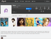 Tablet Screenshot of miato.dibujando.net