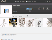 Tablet Screenshot of jkjaggerjack.dibujando.net