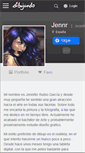 Mobile Screenshot of jennr.dibujando.net