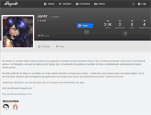 Tablet Screenshot of jennr.dibujando.net