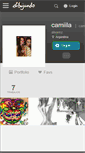 Mobile Screenshot of camiila.dibujando.net