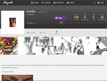 Tablet Screenshot of camiila.dibujando.net