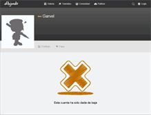 Tablet Screenshot of garvel.dibujando.net