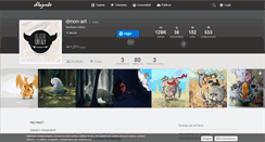Desktop Screenshot of dmon-art.dibujando.net