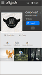 Mobile Screenshot of dmon-art.dibujando.net