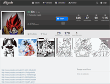 Tablet Screenshot of kin.dibujando.net