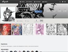 Tablet Screenshot of espaulobarrios.dibujando.net