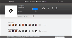 Desktop Screenshot of metalyang.dibujando.net