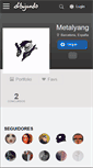 Mobile Screenshot of metalyang.dibujando.net