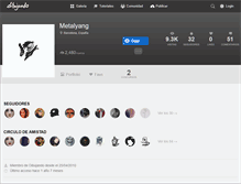 Tablet Screenshot of metalyang.dibujando.net