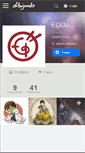 Mobile Screenshot of eggu.dibujando.net