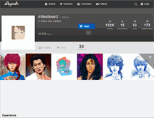 Tablet Screenshot of milesboard.dibujando.net