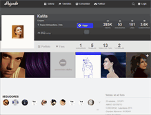 Tablet Screenshot of katita.dibujando.net