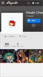 Mobile Screenshot of hisaki-chan.dibujando.net