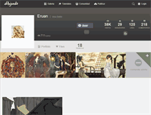 Tablet Screenshot of eruan.dibujando.net