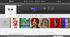 Desktop Screenshot of marta.dibujando.net