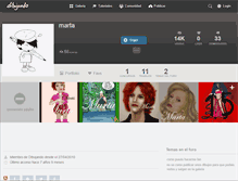Tablet Screenshot of marta.dibujando.net