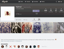 Tablet Screenshot of katrinel.dibujando.net