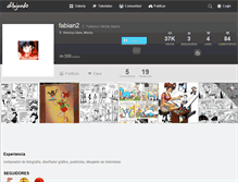 Tablet Screenshot of fabian2.dibujando.net