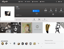 Tablet Screenshot of oki.dibujando.net