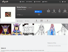 Tablet Screenshot of mokatenjou.dibujando.net