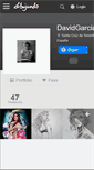 Mobile Screenshot of davidgarcia.dibujando.net