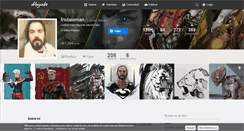 Desktop Screenshot of frisbeeman.dibujando.net