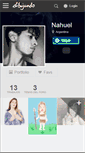 Mobile Screenshot of nahuel.dibujando.net