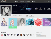 Tablet Screenshot of nahuel.dibujando.net