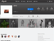 Tablet Screenshot of jehc.dibujando.net