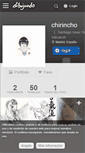 Mobile Screenshot of chirincho.dibujando.net