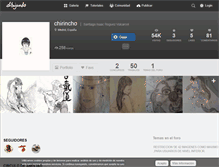 Tablet Screenshot of chirincho.dibujando.net