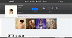 Desktop Screenshot of nereida.dibujando.net