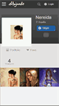 Mobile Screenshot of nereida.dibujando.net