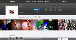 Desktop Screenshot of jarek.dibujando.net